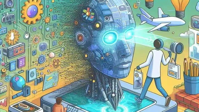 必一运动发展历程配图，展示全场景智能协同阶段